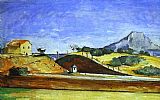 Paul Cezanne The Railway Cutting painting
